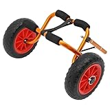 Kajakwagen Faltbar Aluminium Schaumstoffräder 80Kg/176.37lbs Tragfähigkeit Leicht Tragbar für den Transport von Kajaks Kanus Paddelboards