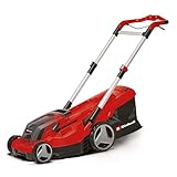 Einhell Akku-Rasenmäher GP-cm 36/450 Kit Power X-Change (36 V, 38 cm Schnittbreite, 450 m², Brushless, Mulchfunktion, 45 L Fangsack, inkl. 2 x 4,0 Ah Akkus + Twincharger)