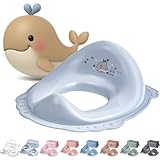 DOCARI Toilettensitz Kinder Klositz Aufsatz rutschsicher & ergonomisch blau - Toilettenaufsatz Kinder WC Sitz für komfortables sicheres Toilettentraining - Kindertoilettensitzaufsatz ab 2 Jahre