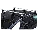HAAXSHOC Dachgepäckträger, für VW ID.3 Fahrradträger Dachboxen oder als Skihalter Dachrelinge Offene Relingträger