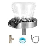 Bumdenuu GlasspüLer für KüChenspüLe, GläSerspüLer für SpüLe, FlaschenspüLer, Tassenreiniger, Wasserhahn-GlasspüLer, SpüLenzubehöR