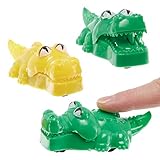 Baker Ross FX669 Krokodil-Rückzieh-Renner - 6er-Packung, Rennspielzeug für Kinderpartytüten