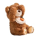 Générique Teddybär – 30 cm, weich und beruhigend, weicher Plüsch-Elefant für | Geburtstag Erholung Entspannung Nickerchen Schlafen Indoor Haus Schlafzimmer Hotel Verwendung