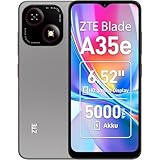 ZTE Blade A35e, Android-Handy, Smartphone ohne Vertrag: 2GB+64GB Speicher, Silvery Gray, 5000 mAh Batterie & 6.52' HD+Display