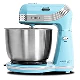 Cecotec Küchenmaschine Cecomixer Easy. 250 W, oszillierende Bewegung, 3L Fassungsvermögen, Edelstahlschüssel, 5 Funktionen: Kneten, Schlagen, Mischen, Montieren, Emulgieren, 6 Geschwindigkeiten, Blau