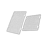 VINTORKY Antihaft Abkühlgitter Für Kuchen Und Kekse Backgitter 28x25cm Und 40x25cm Für Die Küche Ideal Zum Auskühlen Von Backwaren