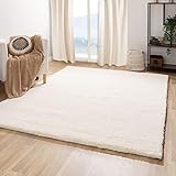 Steffensmeier Berber Teppich Natur aus 100% Schurwolle Rabat 15/15 Simple Wollweiss in 27 Größen, Größe: 60x120 cm