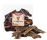 DIBO Dörrfleisch, 250g-Beutel, Naturkau-Snack oder Leckerli für Zwischendurch, Hundefutter, Qualitätskauartikel ohne Chemie von DIBO