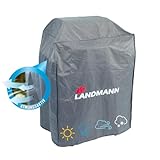Landmann Premium Wetterschutzhaube | Aus robustem Polyestergewebe & Wasserdicht | UV-beständig, Atmungsaktiv & Kältebeständig | Geeignet für z.B. Pantera 3.0, Triton PTS 3.0, Pellet Kettle