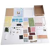 Surprise Rolife DIY Miniatur-Puppenhaus-Set, 23×19×8, DIY-Puppenhaus-Fotorahmen, Warmes Haus-Set mit Möbeln, Geburtstagsgeschenken, Heimdekoration