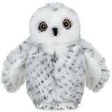 Bearington Drift The Snowy Owl Plüsch, Eulen-Stofftier, 8 Zoll
