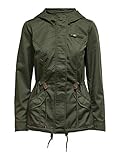 ONLY Damen ONLNEWLORCA Spring Canvas CC OTW Parka, Forest Night, XL 15168792