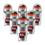 L'Oréal Men Expert Deo für Männer, High Performance Deoroller gegen Geruchsentwicklung für 96 Stunden, Inkl. Mikro-Feuchtigkeitsauffänger, Invincible Man, 6 x 50 ml