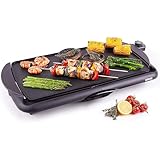 Duronic GP20 elektrischer Tischgrill 2000 W, Antihaftbeschichtung, drinnen und außen, Barbecue Elektrogrill, einfache Reinigung, Easygrill, extragroße Grillfläche