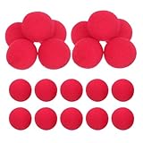 QEDBOJE 20 Stück Magic Schaumstoffbälle, Schwammbälle, Klein Weiche, Zaubertricks (4.5cm, Rote)
