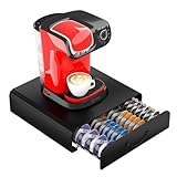 64 Kapselhalter für Tassimo Kapseln Aufbewahrung, Metall Kapselspender, Stapelbarer Kapsel Organizer, Praktischer Kapseln Halterung, Kapseltänder für Tassimo Maschine