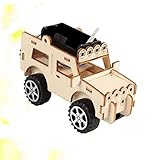 JOINPAYA pädagogisches Automodell Auto spielzeugauto Fahrzeuge Toy Cars Studenten wissenschaftliches wissenschaftliches Experimentierwerkzeug Hölzern Khaki