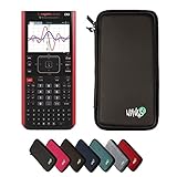 TI-Nspire CX II-T CAS Grafikrechner inklusive Schutztasche von WYNGS in Schwarz - Basic Set
