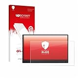 upscreen Schutzglas für ASUS ZenScreen MB166C Schutzfolie, Glas-Folie [Klar, 9H Panzerschutz, Anti-Fingerprint]