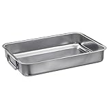 IKEA KONCIS Bräter, Edelstahl, 34 x 24 cm