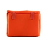RvSky Kameraobjektivtasche 3 Farben Tragbare Kamera Innere Trennwand Gepolsterte Schutztasche Tasche für SLR DSLR Kamera Kameraaufbewahrung, Kameraobjektivtasche(Orange)