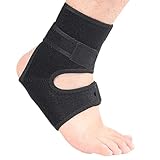 ZAYIUKI Knöchelbandage, Knöchel- und Fußbandage, verstellbare Fußstütze für Baseball, Basketball, Fußball, Laufen