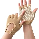 Ddujbtp Silikon-Handschuhe, rutschfest, 5 Finger, für Krafttraining, für Outdoor-Aktivitäten, Gewichtheben, Workout-Handschuhe, 2 Stück