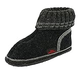 Beck Unisex Oetz Flache Hausschuhe, Schwarz, 42 EU