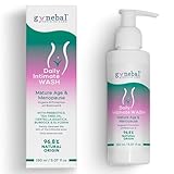 GYNEBAL Prebiotic Intim Waschlotion Damen PH 8 - Intimpflege Waschgel für Frauen in den Wechseljahren gegen Scheidentrockenheit - Intimseife für Intimbereich mit Teebaumöl ohne parfum - 150 ml