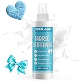 WEILAOK Textilverstärker, Textilhärter -Spray, Textilversteifer, Fabric Stiffener für Baumwolle, Textilversteifer zum Versteifen von Stoffen, Kleidung, Wolle, Leder, Papier Usw-100ML