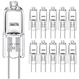 g4 halogen,G4 Halogen Leuchtmittel 10er Pack , Halogenlampen 2800k, Halogen 12V 20W, G4 20 Watt, G4 Glühbirne Warmweiß