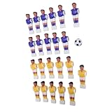 Gedourain Tischfußball-Kickertisch-Fußballspieler, Langlebiges Ersatzset für 1,4 M Fußballtisch, des Zubehör für Freizeitspiele, Ideale Geschenkidee für Freunde und Familie