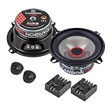 Mediadox Front/Heck 13cm/130mm 2-Wege Kompo Auto Lautsprecher/Boxen/Speaker Set von Audio System Carbon 130 kompatibel mit Mazda