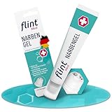 flint Med Narbengel – Narbensalbe mit integriertem Narbenroller, macht Narben geschmeidiger und glatter, für frische und alte Narben, vegan, transparent und hautpflegend, 17 ml