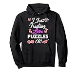 Ich Liebe einfach verdammte Puzzles Pullover Hoodie