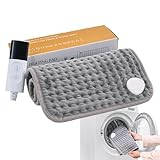 Elektrisches Heizkissen - Wärmekissen Mit Tiefenwärme | Nackenwärmeauflage | Temperaturregulierende Auto-Off Wärmedecke Für Menstruationsbeschwerden | Beine Rücken Schultern Für Frauen Männer Senioren