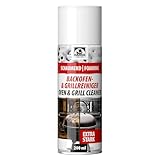 HANSA Backofen- & Grillreiniger Schaum – Extra Stark gegen Fett, Verkrustungen & Eingebranntes – Für Backofen, Gasgrill, Holzkohlegrill, Elektrogrill, Smoker, Kugelgrill & Keramikgrill (200ml)