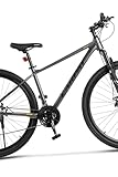 Vopese Fahrrad 29 Zoll Mountainbike Hardtail mit 100mm Federweg, 21-Gang Tourney Schaltung, Alu-Rahmen, Mechanische Scheibenbremsen, Trekkingrad für Erwachsene 175-190cm W2306P368854