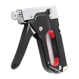 Grundnahrungsmittelpistole, 3 in 1 Grundnahrungsmittelpistole 600 Nägelkapazität Handbuch Brad Nailer Staple Gun für Wood Brad Nailer für Polsterung, Fixmaterial, Dekoration, Schreinerei