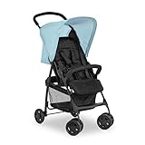 hauck Buggy Sport, Ultra Leicht - nur 5,9 kg, für Kinder bis 15 kg, Klein Zusammenklappbar, Reisebuggy mit Liegefunktion, Extra Großer Korb bis 3 kg (Blue)