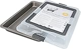 RBV Birkmann, 886186, Bakers Best, Backblech m. Transporthaube, 41,8 x 28,7 cm, mit Antihaftbeschichtung, Antrazit/Creme