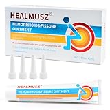 1Pcs Hemorrhoid Cream, Hämorrhoiden Salbe, Hämorrhoidensalben, Hametum Wund und Heilsalbe, Natürliche Pflanzliche, Sicher und Effektiv, Für alle Gruppen Geeignet, 42.5g, 4 Verteilerrohre