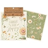 Primitives by Kathy Schwedisches Tuch 2er Set - Choose Happy