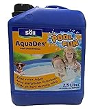 Söll 81456 AquaDes 2,5 l - Pool-Desinfektion, Poolreinigung, Wasserpflege gegen Bakterien und Keime, Desinfektionmittel für Pool Planschbecken Schwimmbecken Kinderpool
