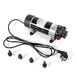 220V Selbstansaugende Druckerhöhungspumpe, Membranwasserpumpe Selbstansaugende Hochdruckpumpe Mini Membranpumpe für Landwirtschaft,Hauswasserwerk Boosterpumpe Tauchdruckpumpe Automatik,Wasserpumpe Sel