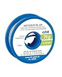 CFH Bastlerlot EL 329, Ø 2,0 mm - Lötzinn mit Flussmittel bleifrei 70 g, Ideales Lot für Reparaturen und Lötprojekte im Handwerk, Hochwertige Qualität Made in Germany