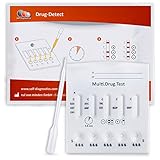 self-diagnostics Drogenschnelltest Multi 11 T - Drogentest auf Cannabis, Kokain, Ecstasy, Benzodiazepine, Opiate, Amphetamin, Methamphetamin, Methadon, TCA, Barbiturate und Buprenorphin im Urin