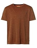 VAUDE Essential T-Shirt für Herren in Kumquat, Größe L – Schnelltrocknendes & pflegeleichtes Sport Shirt, Atmungsaktives Outdoor T-Shirt mit Rundhals, Ideal für Fahrradreisen, Wandern & Trekking