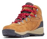Columbia Newton Ridge Plus WP Amped wasserdichte Wanderstiefel für Damen, Braun (Elk x Mountain Red), 39 EU