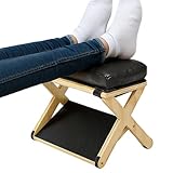 Apartam Hocker zur Positionierung unter dem Schreibtisch, doppellagig, rutschfest, ergonomisch, geneigt, kompakt, Fußstütze für den Schreibtisch, Büro, Zuhause